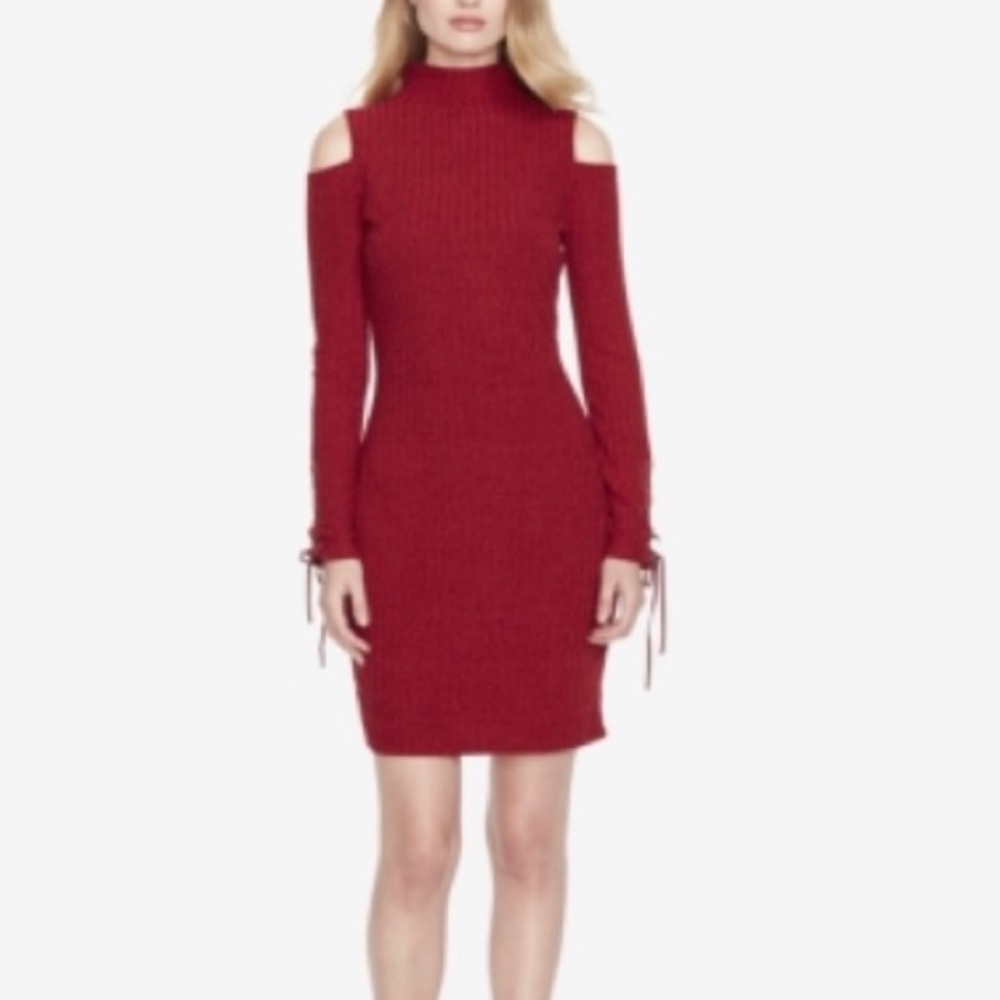 Jessica Simpson Cold-Shoulder Sweater Dress Junior